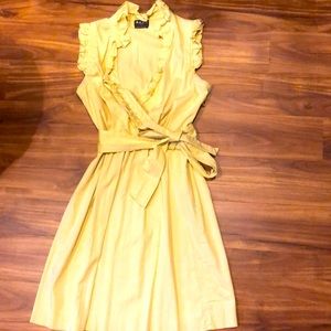BCBG yellow dress